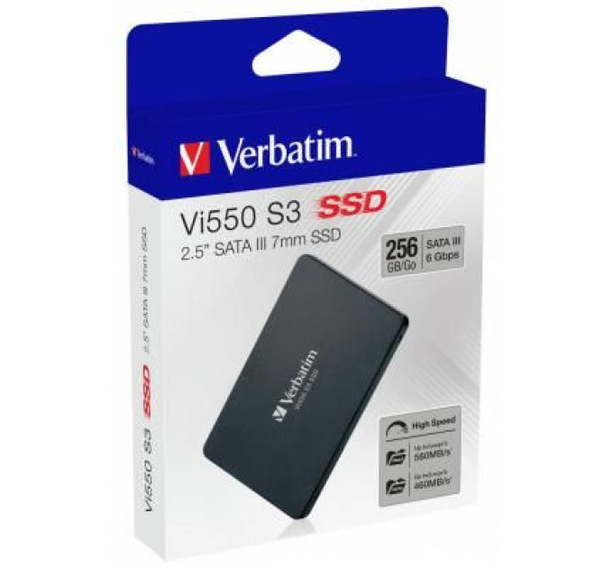 Verbatim Накопичувач SSD 2.5" 256GB Verbatim (49351)