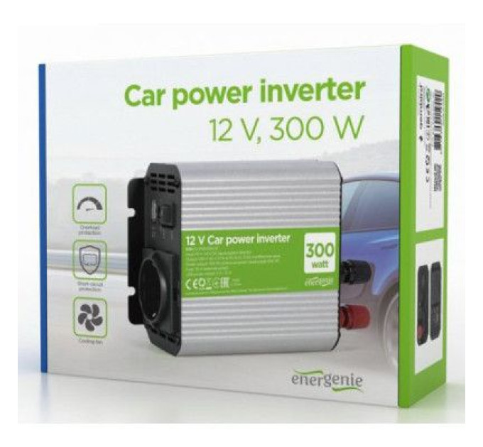 EnerGenie Автомобільний інвертор EnerGenie EG-PWC300-01