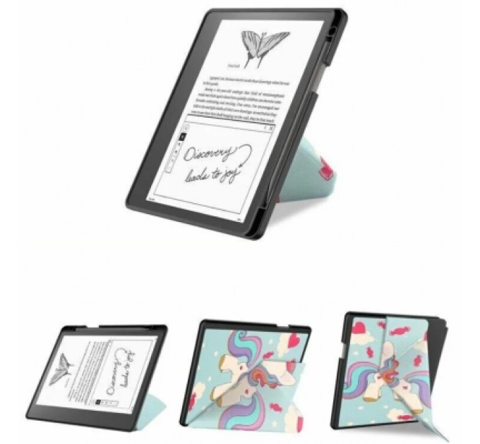 Чохол до електронної книги BeCover Ultra Slim Origami Amazon Kindle Scribe 10.2" Unicorn (712583)