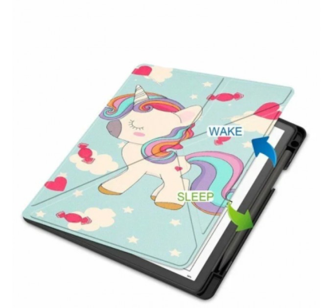 Чохол до електронної книги BeCover Ultra Slim Origami Amazon Kindle Scribe 10.2" Unicorn (712583)
