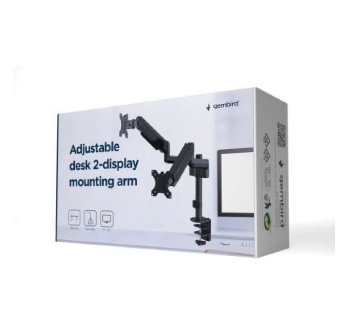 Gembird Кронштейн Gembird MA-DA2P-01