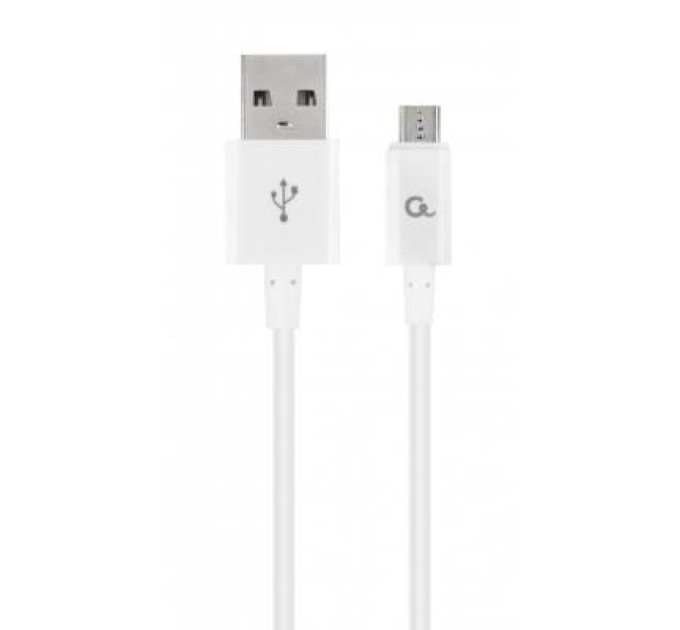Cablexpert Кабель Cablexpert CC-USB2P-AMmBM-1M-W, USB 2.0 A-тато/Micro B-тато, 1,0 м.
