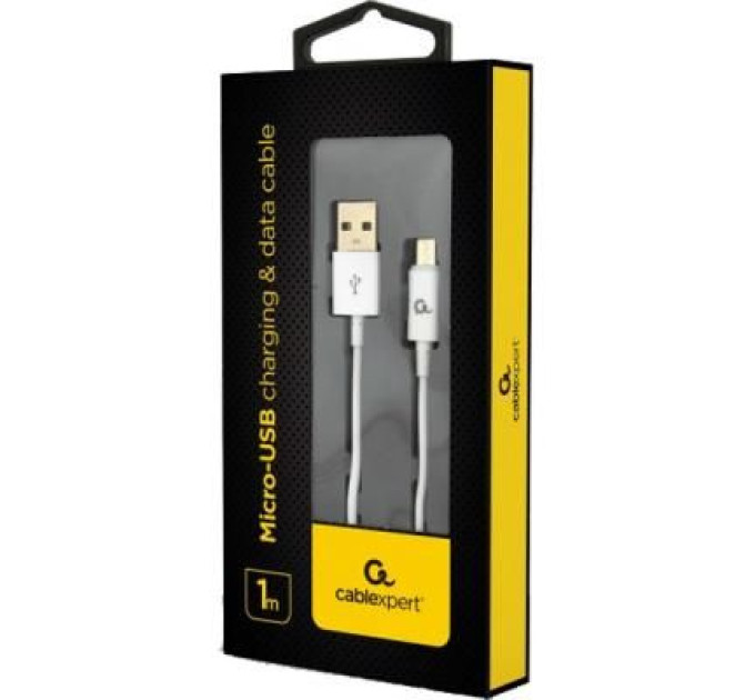Cablexpert Кабель Cablexpert CC-USB2P-AMmBM-1M-W, USB 2.0 A-тато/Micro B-тато, 1,0 м.