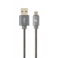 Кабель Cablexpert CC-USB2S-AMmBM-1M-BG , USB 2.0 A-тато/Micro B-тато, 1,0 м.