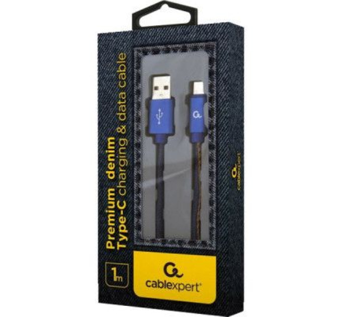 Cablexpert Кабель Cablexpert CC-USB2J-AMCM-1M-BL, преміум якість USB 2.0 A-тато/C-тато,1 м.