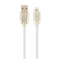 Кабель Cablexpert CC-USB2R-AMLM-1M-W, USB 2.0 А-папа/Lightning, 1.0 м.