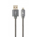 Cablexpert Кабель Cablexpert CC-USB2S-AMLM-1M-BG,  USB 2.0 А-папа/Lightning, 1.0 м.