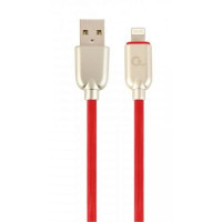 Кабель Cablexpert CC-USB2R-AMLM-1M-R, USB 2.0 А-папа/Lightning, 1.0 м.