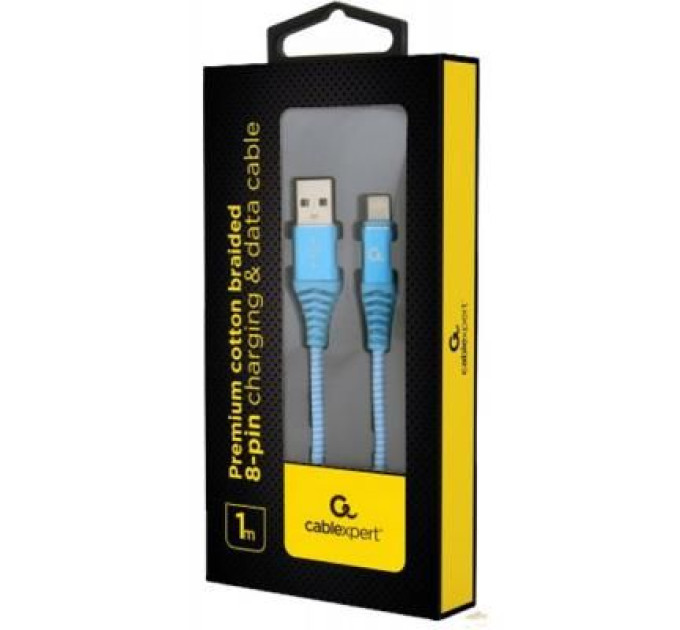 Cablexpert Кабель Cablexpert CC-USB2B-AMLM-1M-VW, USB 2.0 А-тато/Lightning, 1.0 м.