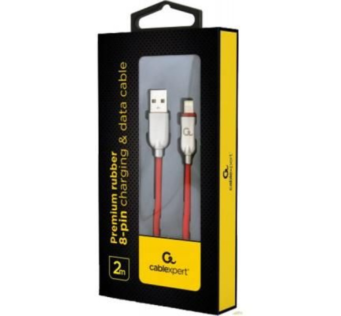 Cablexpert Кабель Cablexpert CC-USB2R-AMLM-2M-R, USB 2.0 А-папа/Lightning, 2.0 м.