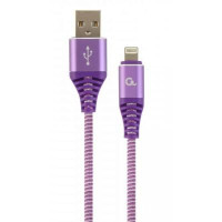 Кабель Cablexpert CC-USB2B-AMLM-2M-PW, USB 2.0 А-тато/Lightning, 2.0 м.