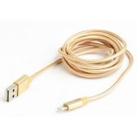 Кабель micro Cablexpert CCB-mUSB2B-AMLM-6-G, USB 2.0 A-вилка/Lightning, 1.8 м.