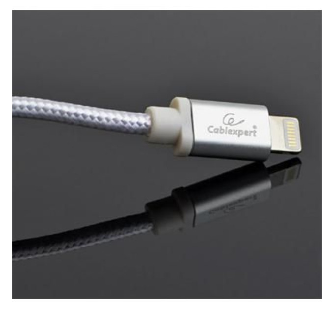 Cablexpert Кабель micro Cablexpert CCB-mUSB2B-AMLM-6-S, USB 2.0 A-вилка/Lightning, 1.8 м.