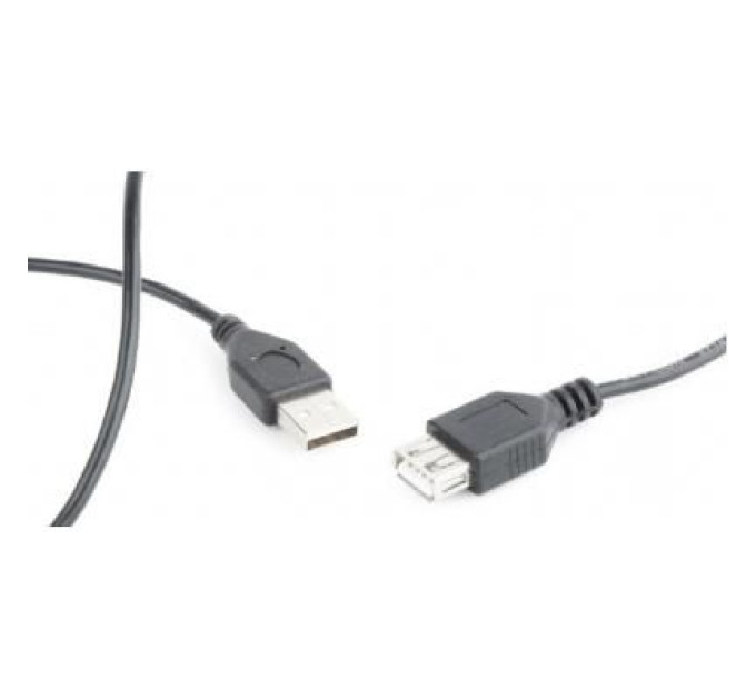 Cablexpert Подовжувач Cablexpert CC-USB2-AMAF-75CM/300-BK, USB 2.0 A-тато/A-мамо, 0.75 м.