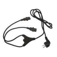 Кабель силовий PC-186-ML6, Y-подібний, довжина 2м (1.55м+0.45м+0.45м), сертифікований VDE, 3 * 1 мм кв.