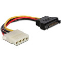 Cablexpert Кабель Cablexpert  CC-SATA-PS-M, кабель живлення (Molex) папа+ SATA кабель живлення, 150 мм.