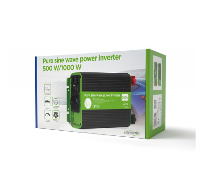 EnerGenie Автомобільний інвертор EnerGenie EG-PWC-PS500-01