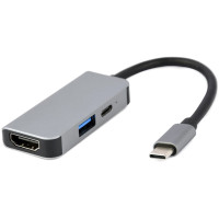 Адаптер Cablexpert A-CM-COMBO3-02, USB Type-C 3-в-1