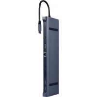 Адаптер Cablexpert A-CM-COMBO10-01, USB Type-C 10-в-1