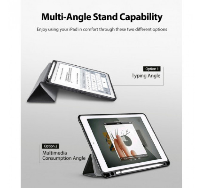 Чохол до планшета Ringke Smart Case для Apple iPad Pro 2020 12.9' BLACK (RCA4794)