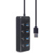 Gembird Хаб Gembird UHB-U3P4P-01 на 4 порти USB 3.0