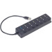 Gembird Хаб Gembird на 7 портiв (6хUSB2.0+1хUSB3.0) UHB-U3P1U2P6P-01, пластик, чорний