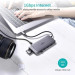 Choetech Адаптер Choetech HUB-M15-GY, USB Type-C 9-в-1