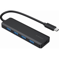 Хаб Gembird UHB-CM-U3P4P-01 на 4 порти USB 3.1