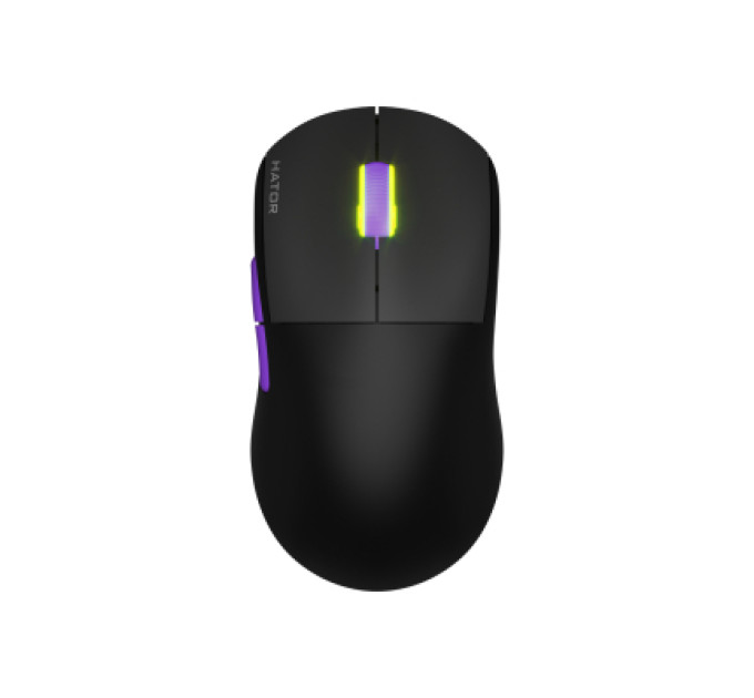 Hator Мишка Hator Quasar 2 Ultra 4K Wireless/Bluetooth/USB Black/Lilac (HTM570BL)