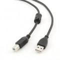 Cablexpert Кабель Cablexpert CCFB-USB2-AMBM-1.5M, USB 2.0 A-тато/B-тато, 1,5 м., блістер