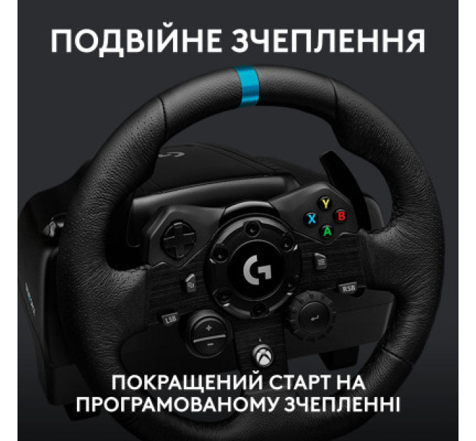 Logitech Кермо Logitech G923 Racing Wheel and Pedals for Xbox One and PC Black (941-000158)