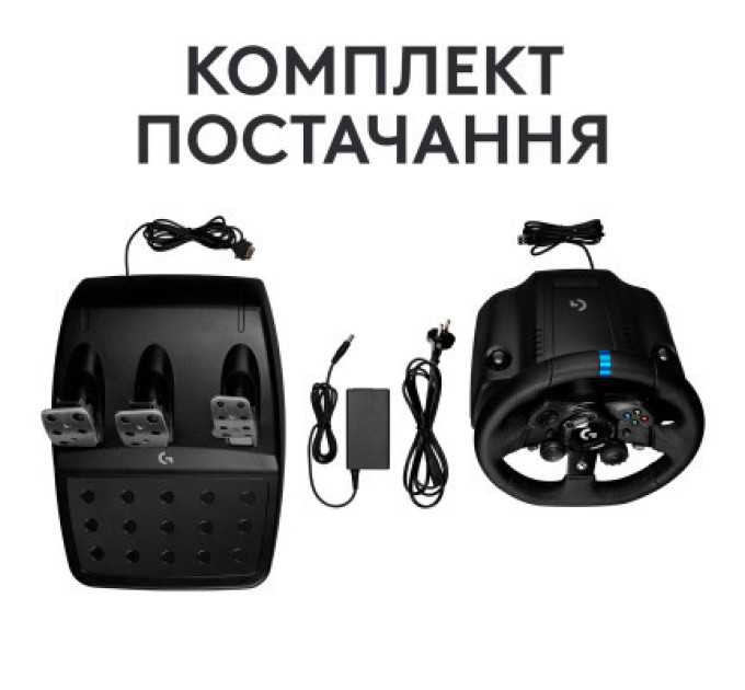 Logitech Кермо Logitech G923 Racing Wheel and Pedals for Xbox One and PC Black (941-000158)