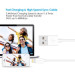 Choetech Кабель Choetech IP0027-WH, USB 2.0 А-тато/Lightning, 1.8 м.