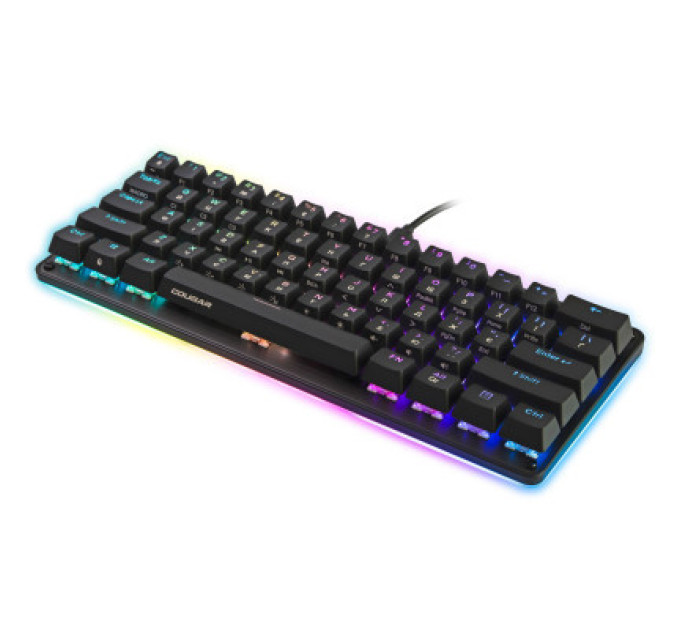 Cougar Клавіатура ігрова Cougar Puri Mini RGB, з RGB підсвічуванням, USB