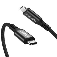 Кабель Choetech XCC-1007-V2-BK, преміум якість USB3.1 С-папа/C-папа,2 м.