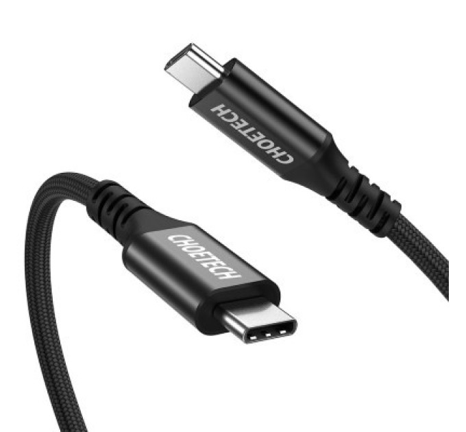 Choetech Кабель Choetech XCC-1007-V2-BK, преміум якість USB3.1 С-папа/C-папа,2 м.