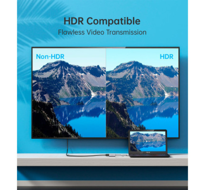 Choetech Адаптер-перехідник USB Type-C на HDMI Choetech HUB-H16-GY