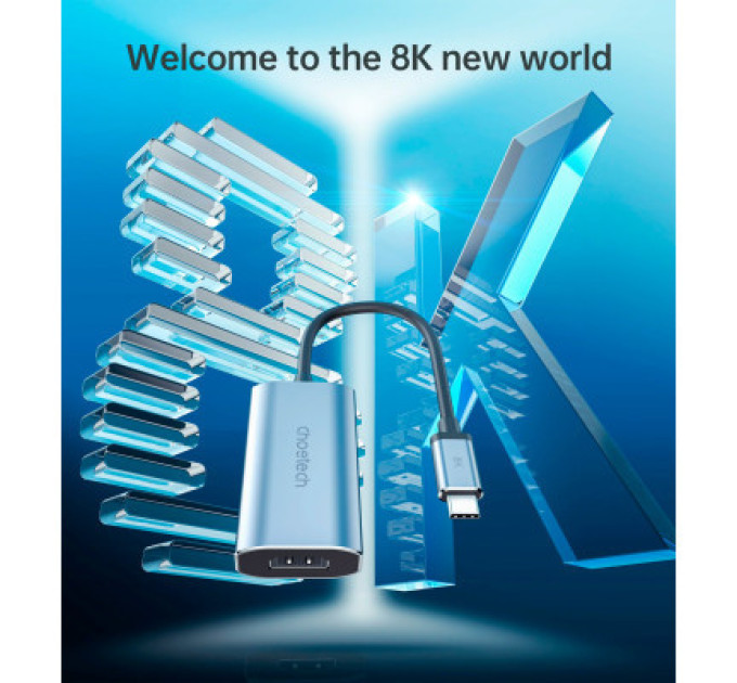 Choetech Адаптер-перехідник USB Type-C на HDMI Choetech HUB-H16-GY