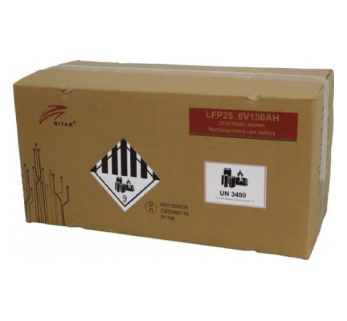 Ritar Акумуляторна електрична батарея літієва Ritar LFP25.6V150Ah G2