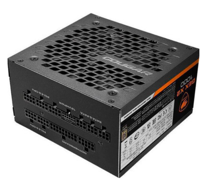 Cougar Блок живлення Cougar GEX X2 1000, 1000 Вт, 80 Plus Gold, модульний