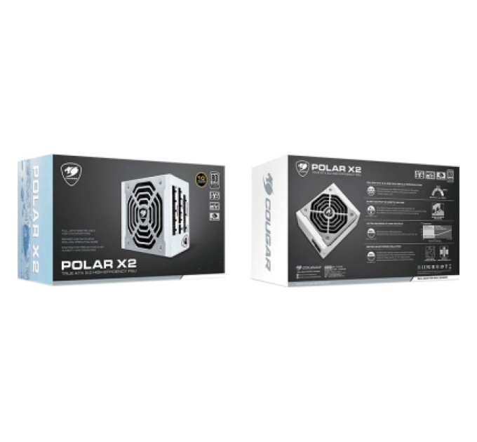 Cougar Блок живлення Cougar POLAR X2 1050, 1050 Вт, 80 Plus Platinum, модульний
