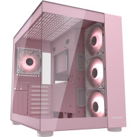 Корпус комп'ютерний Cougar FV150 RGB, рожевий