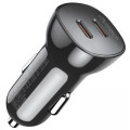 Choetech Автомобільне ЗУ TC0008-BK, 2 порти, 40Вт,QC3.0+PD, чорний