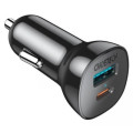 Choetech Автомобільне ЗУ TC0005-BK, 2 порти, 38Вт, QC3.0+PD, чорний
