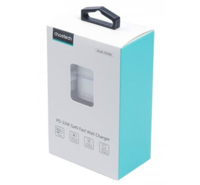 Choetech Мережевий зарядний пристрій Choetech PD5006-EU-WH, USB-A/USB-С