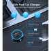 Choetech Автомобільне ЗУ TC0014-BK, 2 порти, 60Вт, QC3.0+PD, чорний