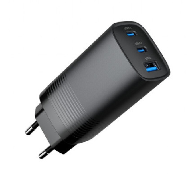 Gembird Мережевий зарядний пристрій Gembird TA-UC-PDQC65-01-BK 65W