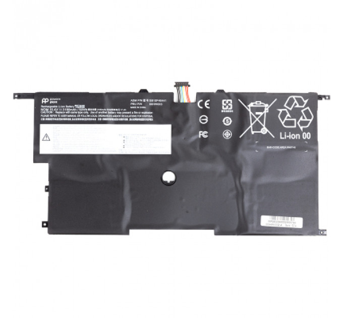 Акумулятор до ноутбука LENOVO ThinkPad X1 Carbon Gen 3 Ultrabook 2015 (00HW002) 15.4V PowerPlant (NB481620)