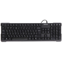 Клавіатура A4-Tech KR-750 USB, чорна, 103 keys, Win.Vista x86 Comfort Rounded Edge keyboard