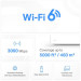 Mercusys WiFi Mesh система Mercusys Halo H80X 2-pack (AX3000, 3хGE WAN/LAN, Beamforming, MU-MIMO, OFDMA)